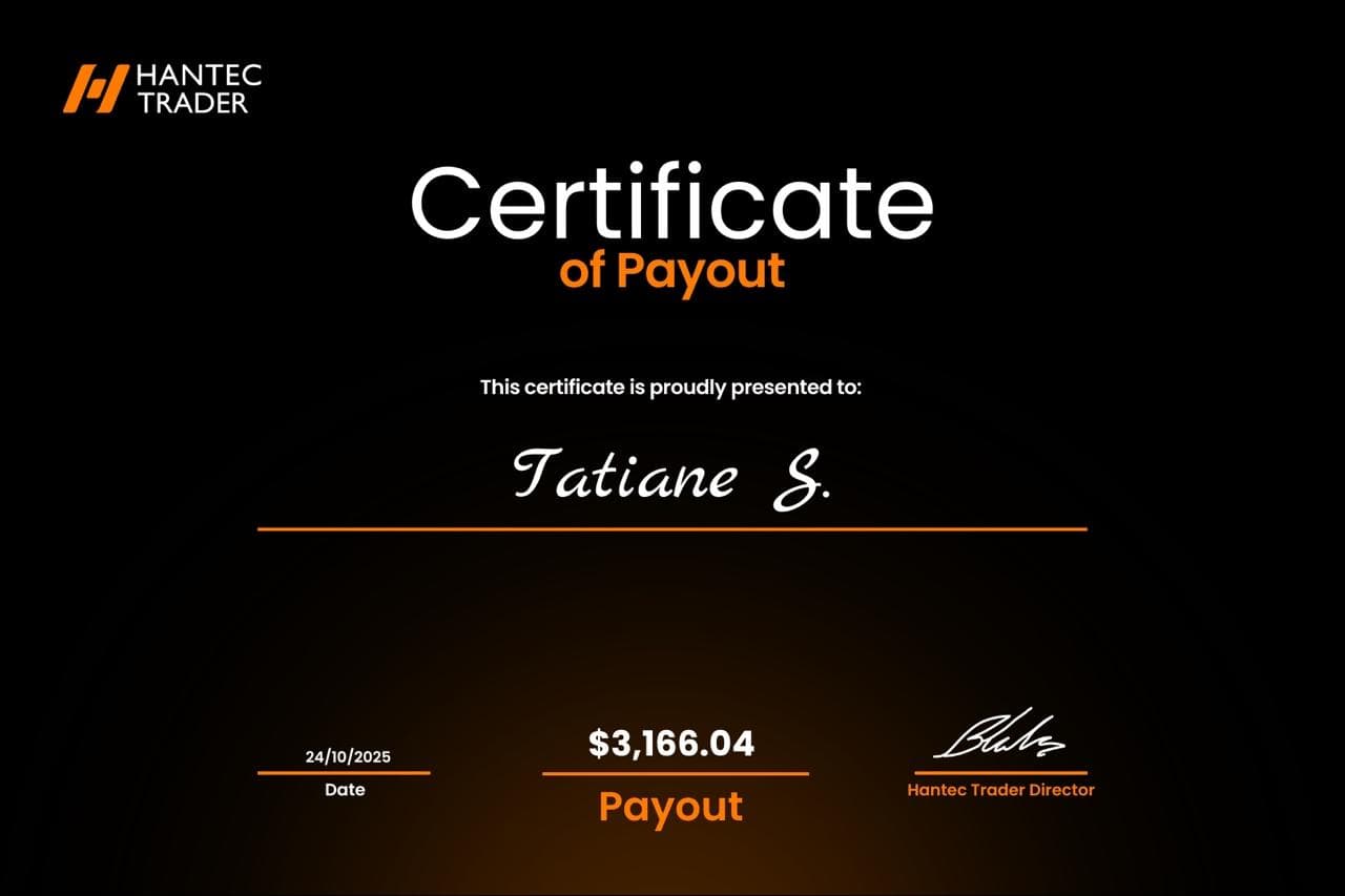 Certificado da Hantec Trader